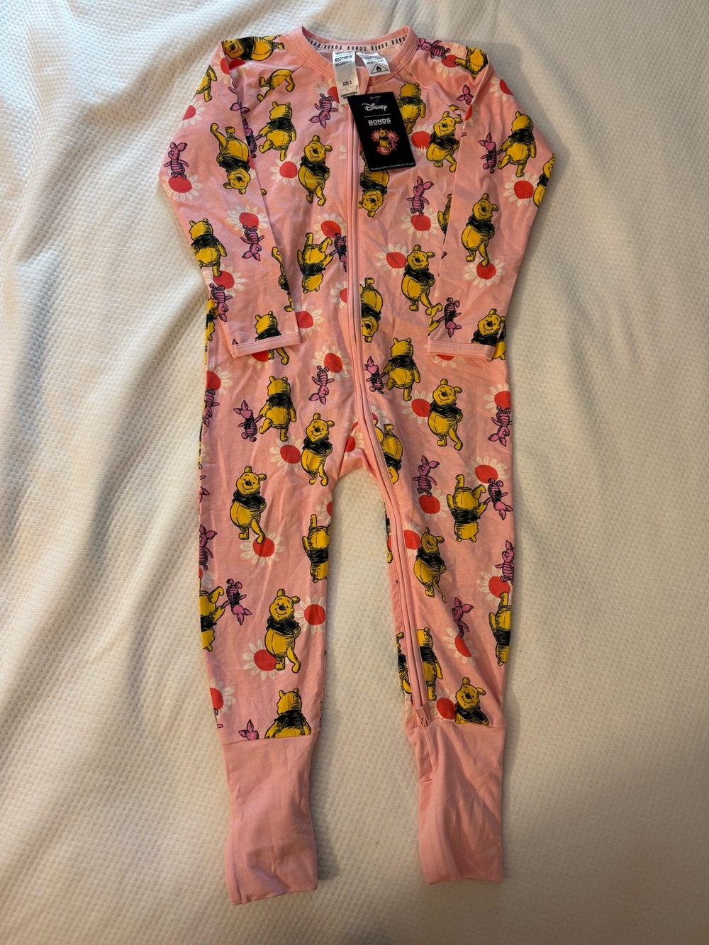 BONDS Wondersuit | Winnie the Pooh 🐻🍯 | Pink 💗 | DISNEY | Baby/Toddler Sleeper